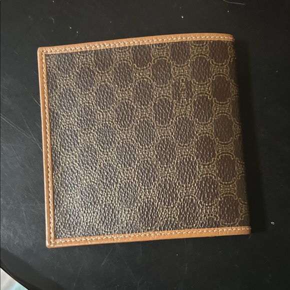 Celine Brown and Tan Crossbody Bag set with Chain and matching wallet - Picture 5 of 16